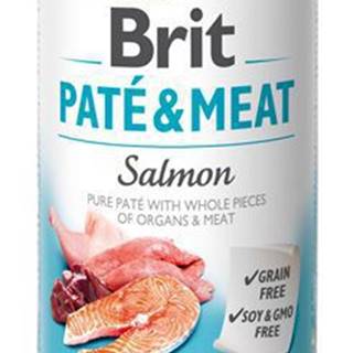 Brit Dog Cons Paté & Meat Salmon 400g