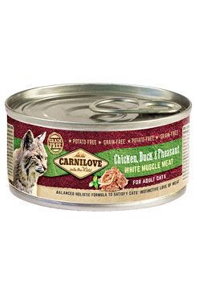 Carnilove Carnilove White Muscle Meat Duck&Pheasant Cats 100g