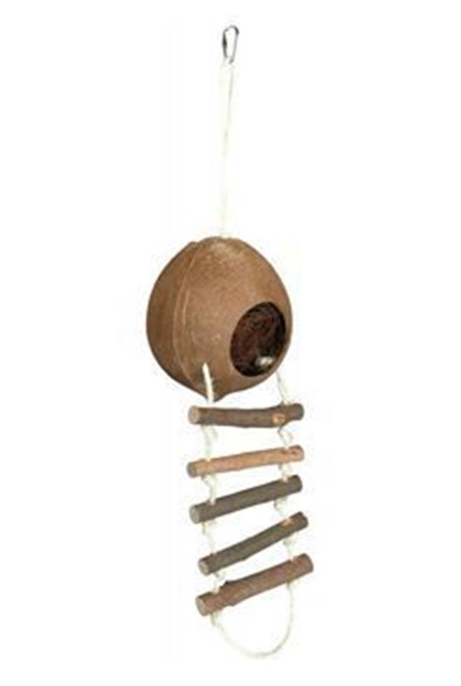 Trixie Kokosový domček s rebríkom pre škrečky 13x56cm TR