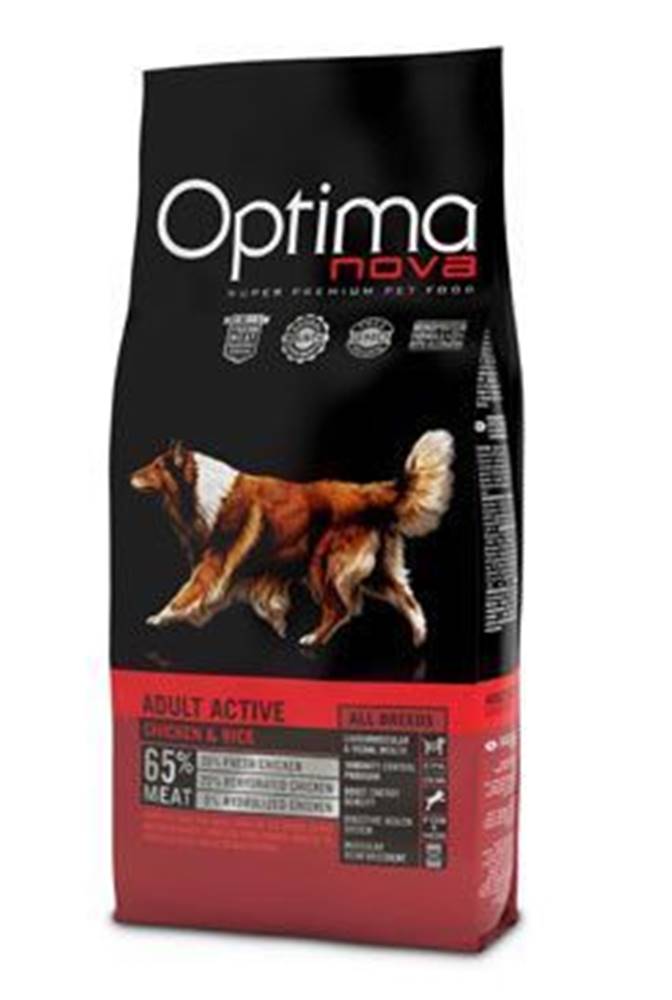 Optima Nova Optima Nova Dog Adult active 12kg