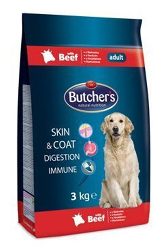 Butcher's Butcher's Dog Dry Blue s hovädzím mäsom 3kg