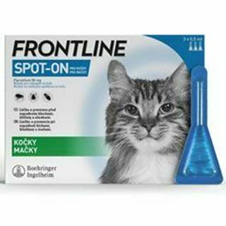 FRONTLINE SPOT ON pre mačky - 3x0,5 ml