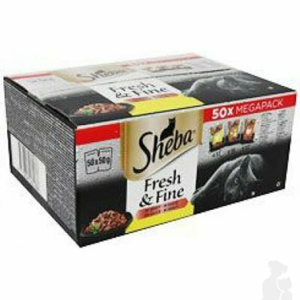 Sheba Sheba vrecko Fresh&Fine výber hydiny 50x50g