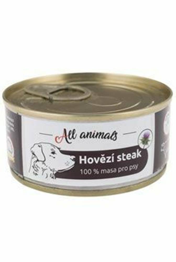 All Animals Všetky zvieratá DOG hovädzí steak 100g