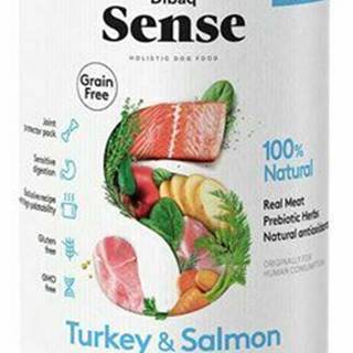 DIBAQ SENSE konzerva pre šteňatá morčacie mäso s lososom 380g