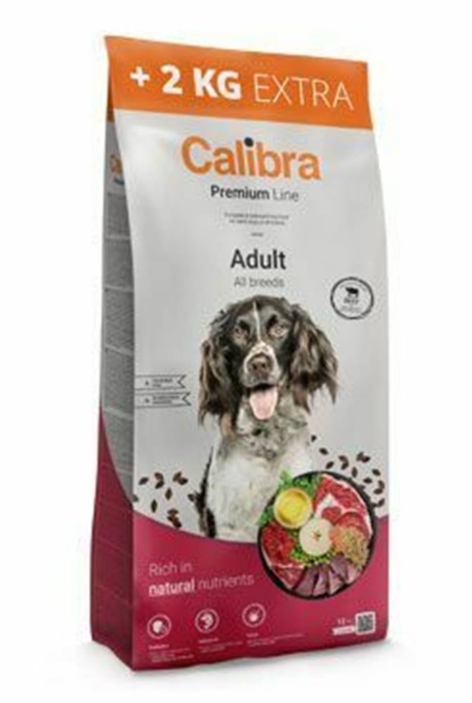Calibra Calibra Dog Premium Line Adult Beef 12+2kg