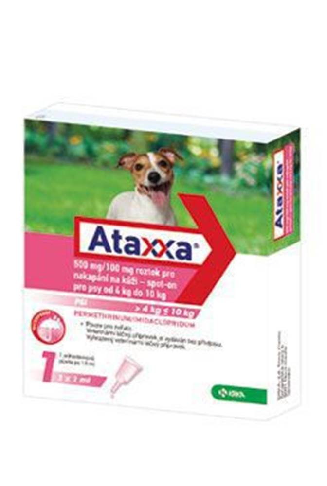 KRKA Ataxxa Spot-on Dog M 500mg/100mg 1x1ml