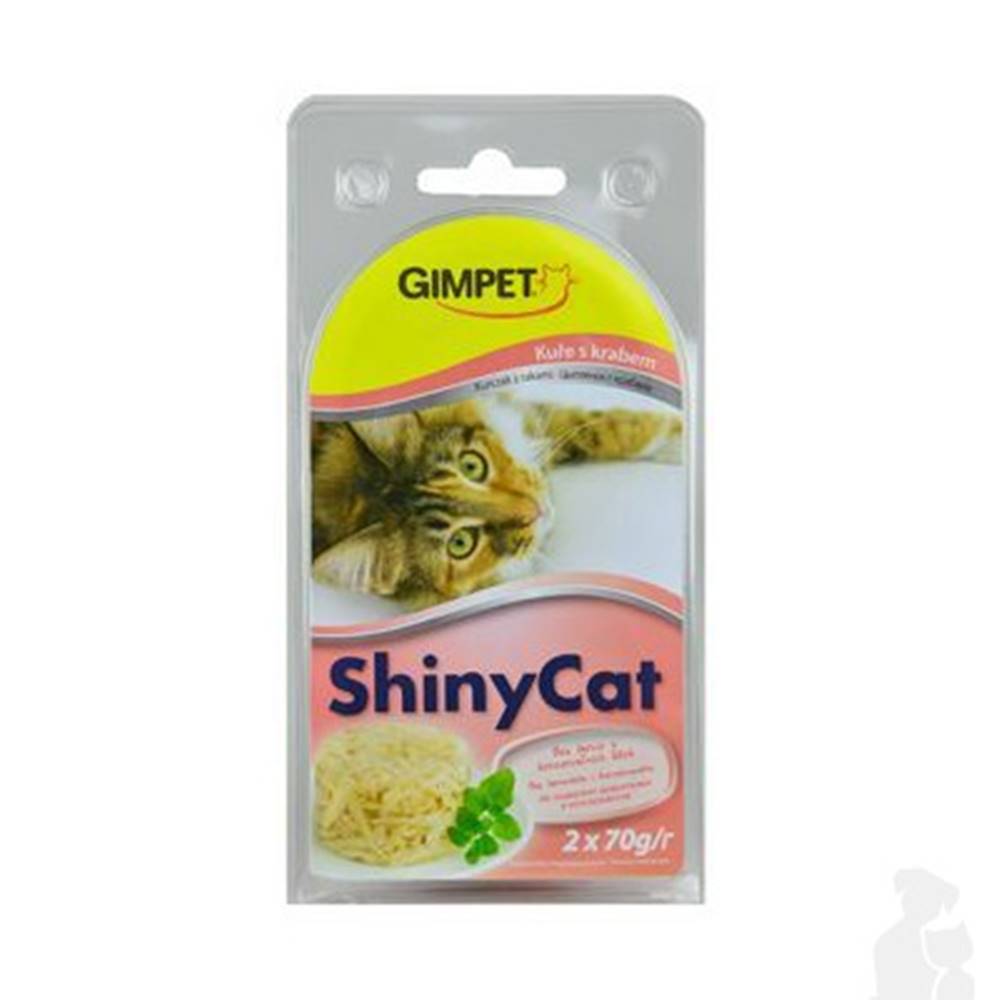 Gimborn Gimpet cat cons. ShinyCat kuracie mäso/krab 2x85g