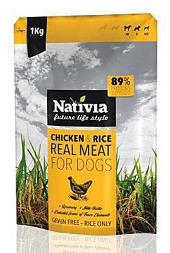 Nativia Nativia Real Meat Chicken&Rice 1kg
