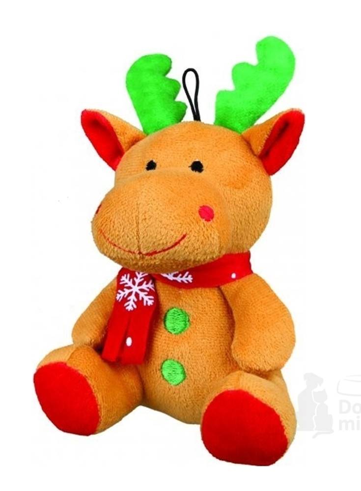 Trixie Vianočná hračka Pes sob so šálom plyš 20cm TR 1ks*