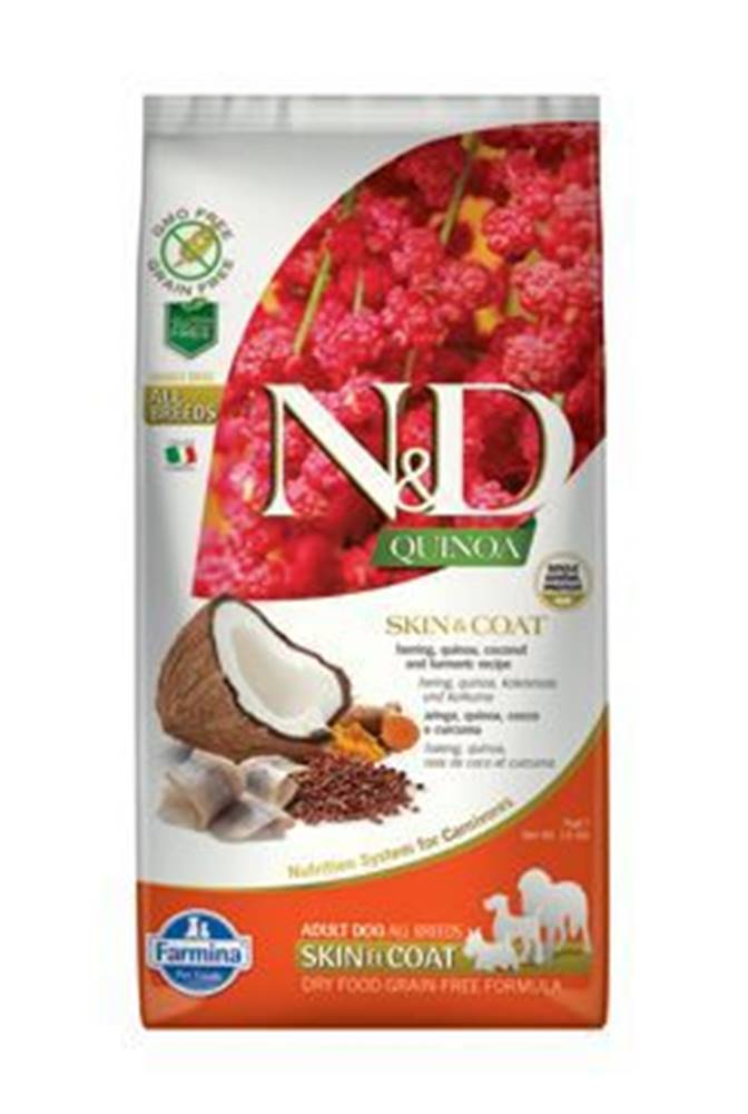 N&D N&D Quinoa DOG Skin & Coat Herring & Coconut 7kg