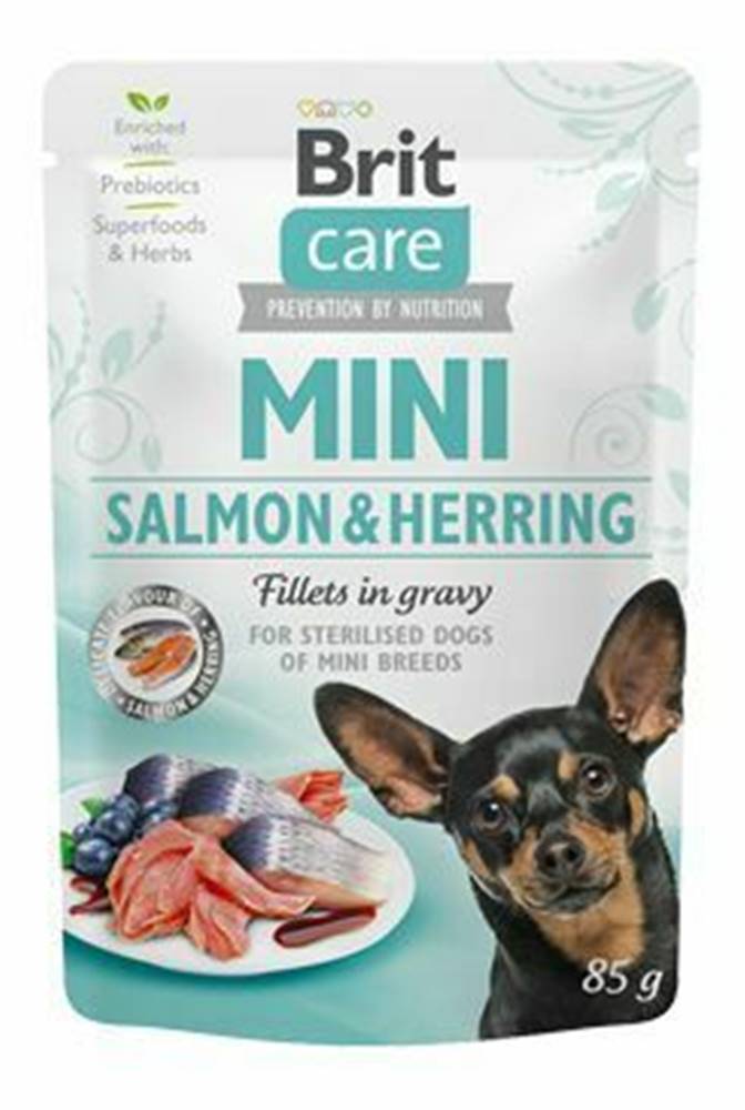 Brit Care Brit Care Dog Mini Salmon&Herring steril fillets 85g