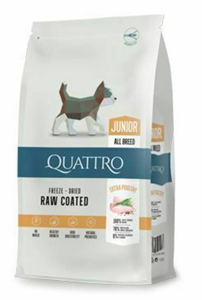 Ostatní QUATTRO Dog Dry Premium All Breed Junior Poultry 1,5kg