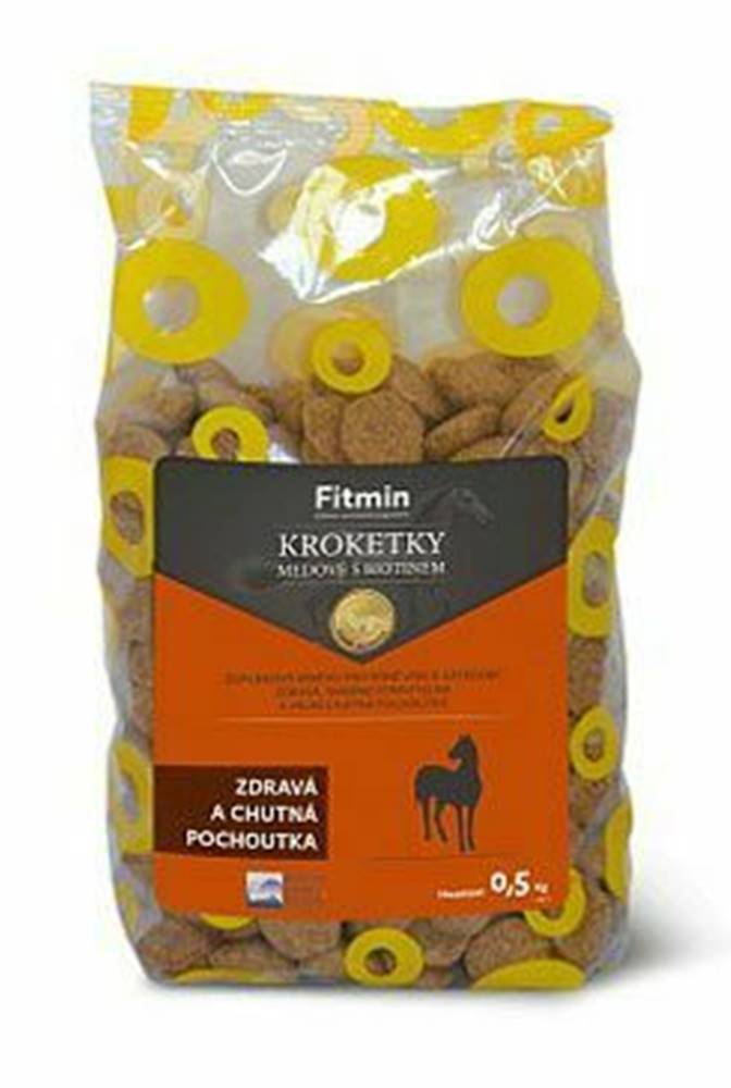 Bohemia Pet Food Fitmin kôň KROKETKY med + biotín 500g