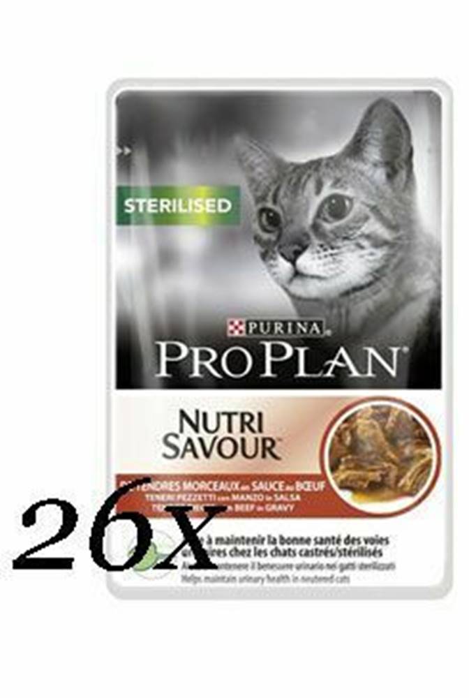 Proplan ProPlan Cat vreciek. Steriliz. hovädzie 26x85g