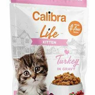 Calibra Cat Life Kitten Kuracie mäso v omáčke 85g