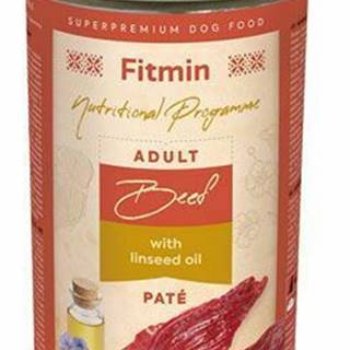Fitmin dog Purity konzerva cons.Beef s lipovým olejom 400g