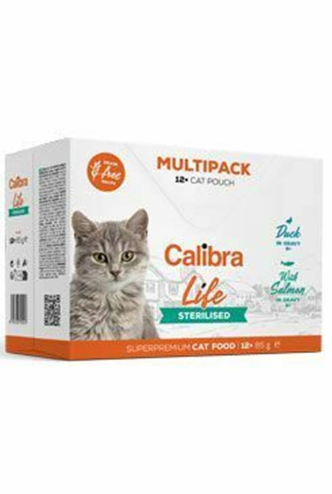 Calibra Calibra Cat Life Pocket Sterilised Multipack 12x85g