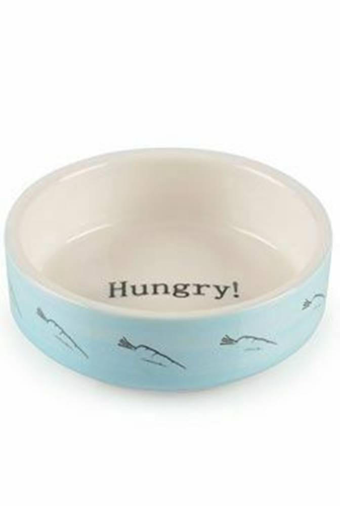 Tommi Keramická miska pre hlodavce Hungry! modrá/biela