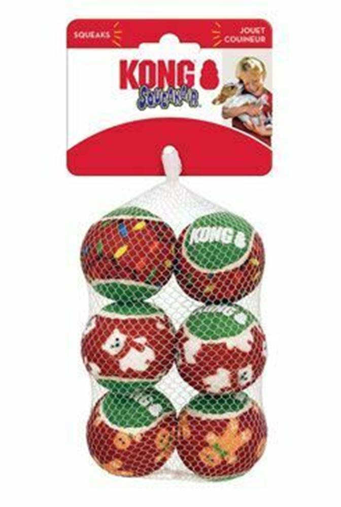 Kruuse Jorgen A/S Kong hračky pre psov Vianočné loptičky S Kru6ks