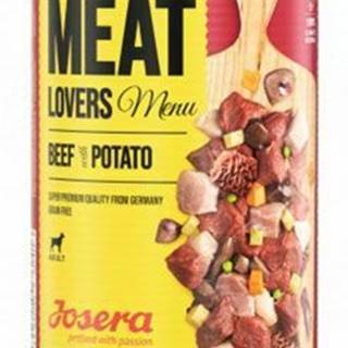 Josera Dog cons.Meat Lovers Menu Hovädzie mäso so zemiakmi 400g