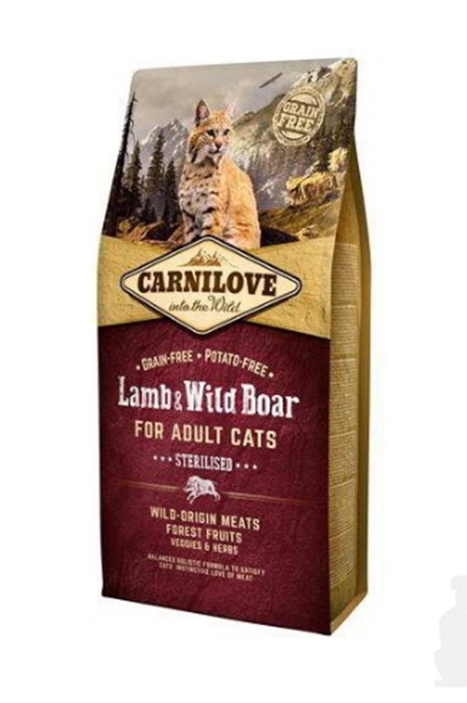 Carnilove Carnilove Cat Lamb & Wild Boar Adult Sterilised 6kg