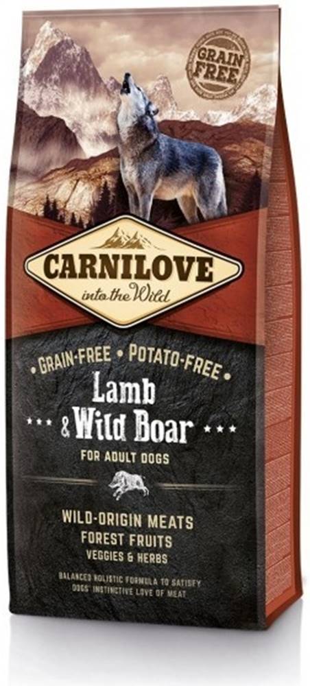 Carnilove Carnilove Dog Lamb & Wild Boar for Adult  1,5kg
