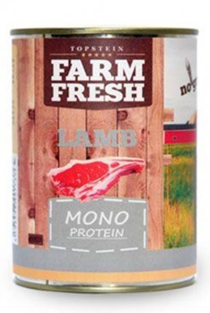Farm Fresh Farm Fresh Dog Monoproteínová konzerva s jahňacím mäsom 800g