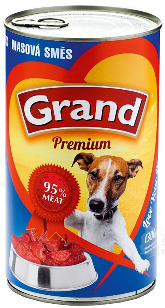 Grand GRAND konz. pes mäsová zmes 1300g