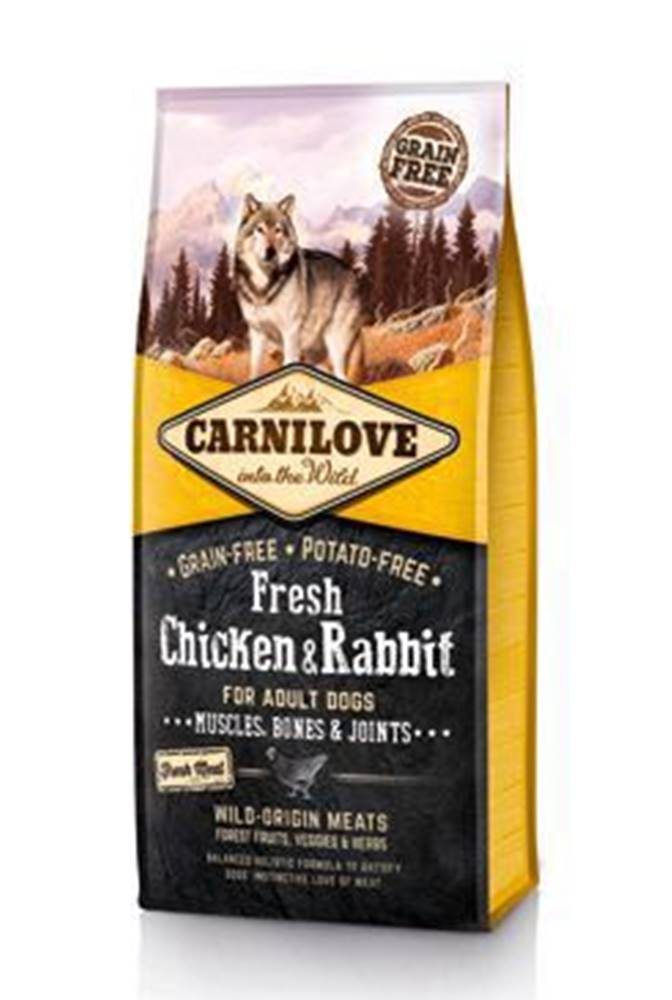 Carnilove Carnilove Dog Fresh Chicken & Rabbit for Adult 12kg