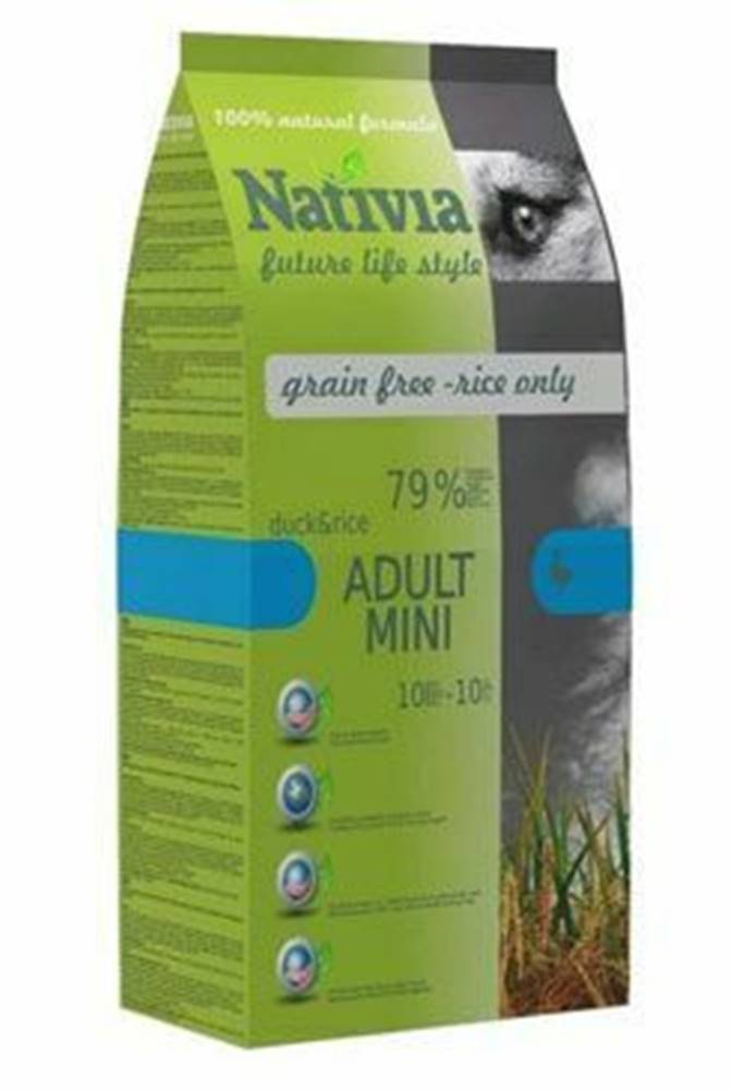 Nativia Nativia Dog Adult Mini Duck&Rice 1kg