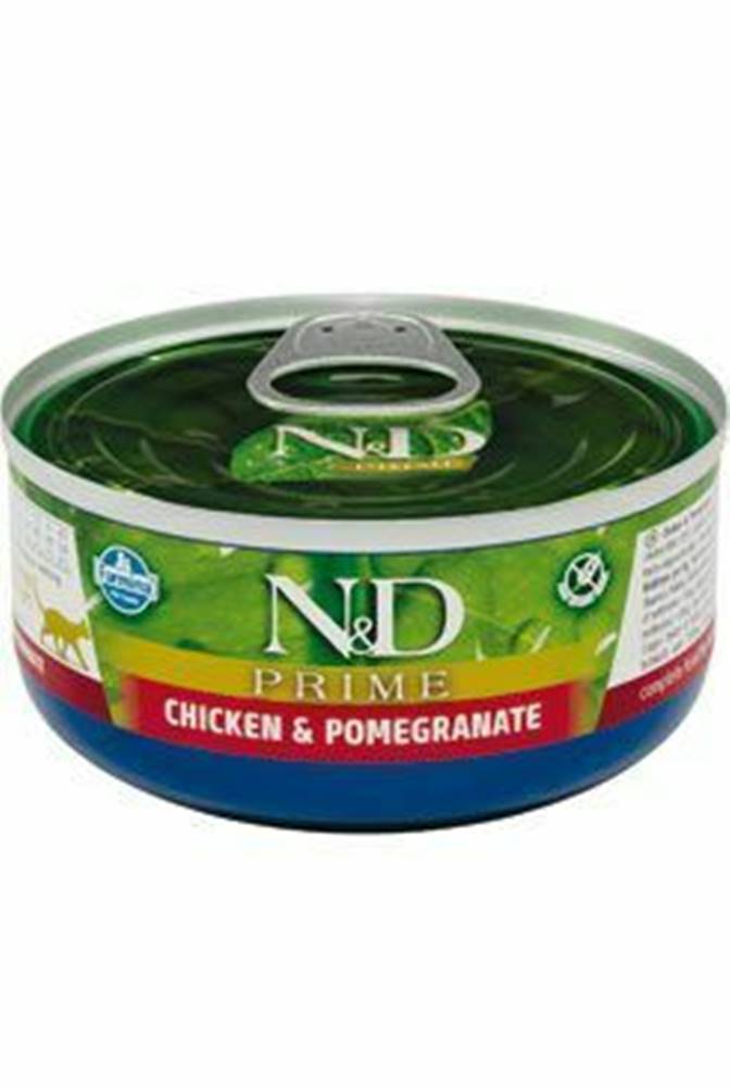 N&D (Farmina Pet Foods) N&D CAT PRIME Adult Kuracie mäso a granátové jablko 70g