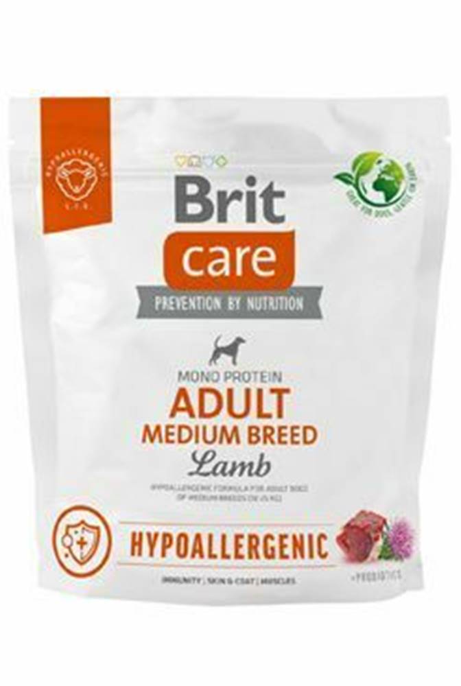 Brit Care Brit Care Dog Hypoallergenic Adult Medium Breed 1kg