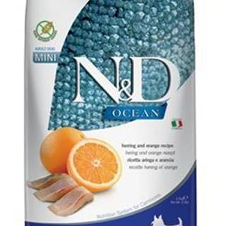 N&D OCEAN DOG GF Adult Mini Herring & Orange 2,5kg
