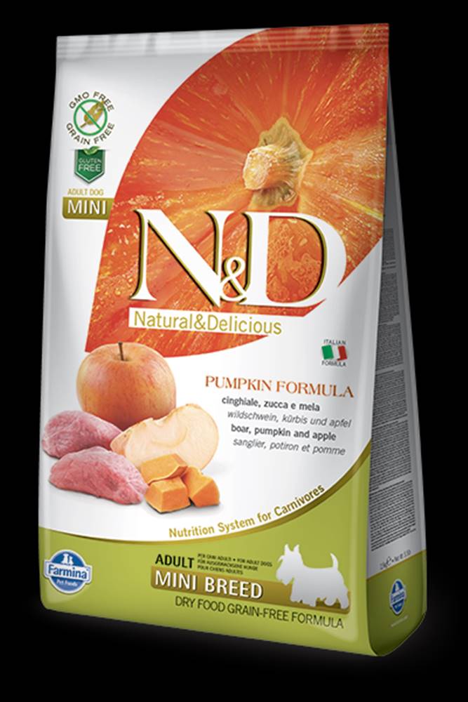 N&D N&D Pumpkin DOG Adult Mini Boar & Apple 7kg