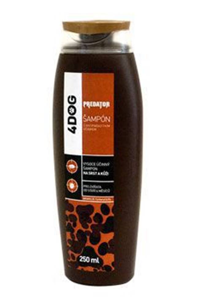 Predátor PREDATOR 4DOG šampon antiparazitní 230ml