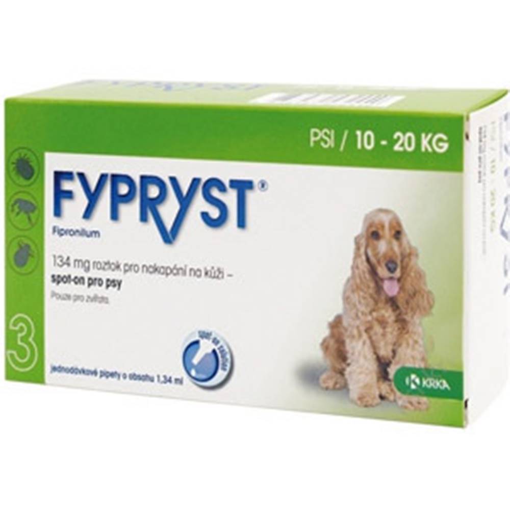 Fypryst Fypryst Spot-on Dog M sol 1x1,34ml (10-20kg)