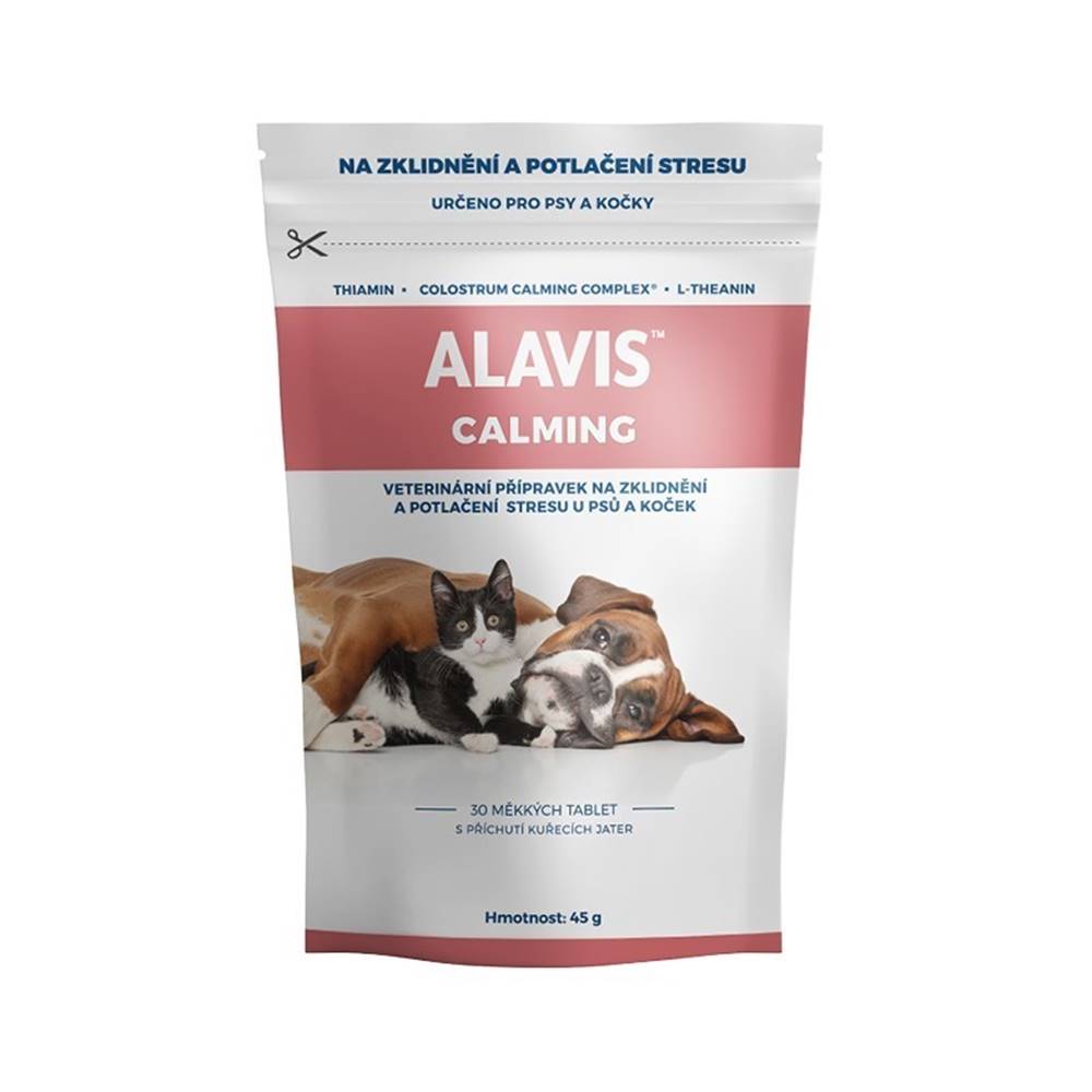 Alavis Alavis Upokojujúce pre psy a mačky 30tbl 45g