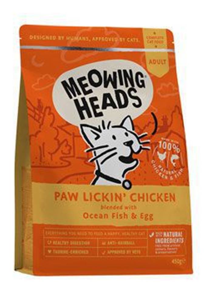 Meowing Heads MEOWING HEADS Paw Lickin' Chicken 450g