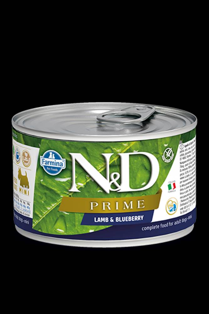 N&D (Farmina Pet Foods) N&D DOG PRIME Adult Lamb & Blueberry Mini 140g