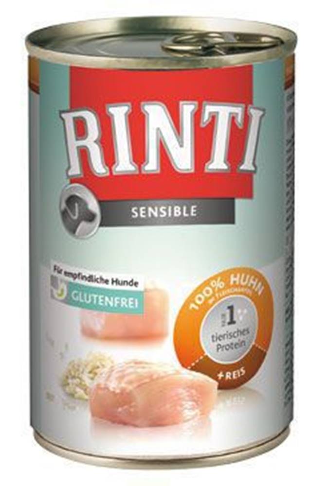 Rinti Rinti Dog konzerva Sensible kuře+rýže 400g
