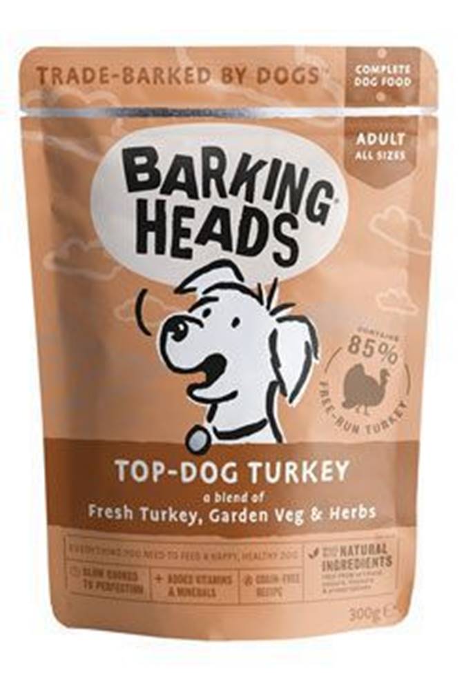 Barking heads BARKING HEADS Top Dog Turkey kapsička 300g