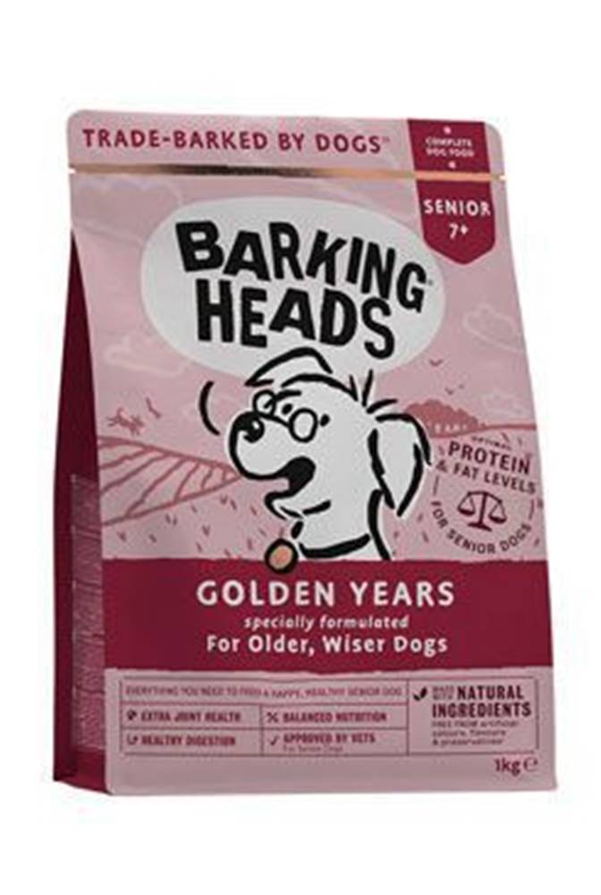 Barking heads BARKING HEADS Golden Years NEW 1kg