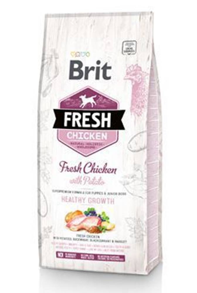 Brit Brit Dog Fresh Chicken&Potato Puppy Healthy Growth12kg