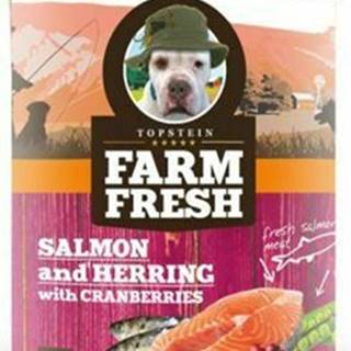 Farm Fresh Dog Salmon&Herring+Cranberries konzer 375g