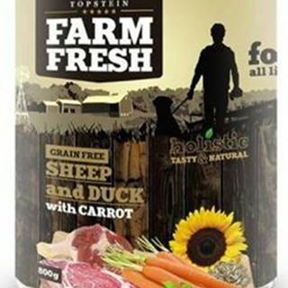 Farm Fresh Dog Sheep&Duck with Carrot konzerva 800g